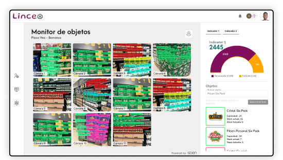 Linceo dashboard